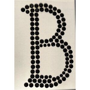 Recollections Halloween Bling Rhinestone Gem Embellishment " B "  353833